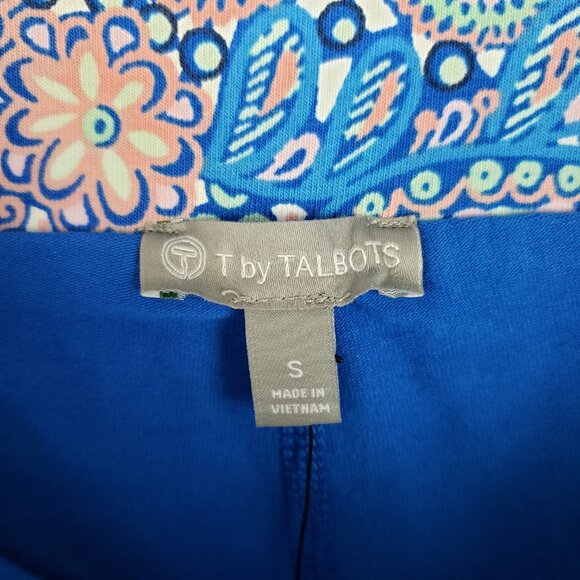 Talbots Everyday Stretch Skort Small Blue Dreamy Paisley Pull On NWT New - Picture 6 of 8